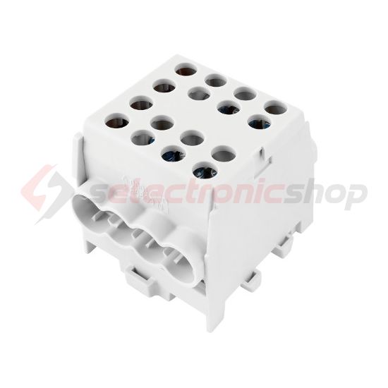 Fővezetéki leágazókapocs 150/125A Cu/Al csavaros szürke 2x35+6x25mm2  HLAK 35-1/6 M2 Pollmann - 2080183