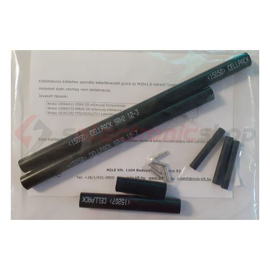 Fűtőkábel csatlakozókészlet cső-/ereszfűtéshez D-TRACE/ELSR/SJXFJ-hez SRH2 12-3+SRUM 6-2 +6xtold - KÖT1