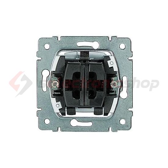 Galea 106+6 kettős váltókapcsoló kezelőelem szürke süllyesztett IP21 2- billentyű/gomb LEGRAND - 775808