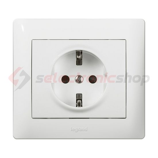 Galea 162 dugalj földelt központi fedlap fehér IP20 süllyesztett szorítókapcsos LEGRAND - 771062