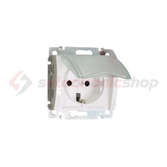 Galea 162 dugalj földelt központi fedlap fehér IP44 süllyesztett csavaros LEGRAND - 775924