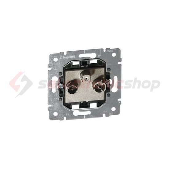 Galea antenna aljzat TV-R-SAT csillagpontos süllyesztett 3-kimenet végzáró 1.5dB/860MHz LEGRAND - 775789