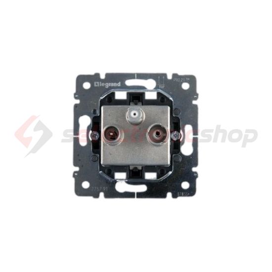 Galea antenna aljzat TV-R-SAT süllyesztett 3-kimenet átmenő 14dB/860MHz LEGRAND - 775791