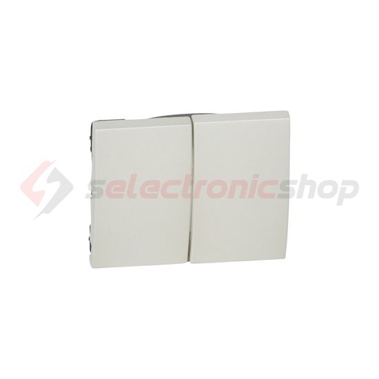 Galea billentyű gyöngyház kettős kapcs/nyg.-hoz fehér üres-jel IP21 műanyag fényes LEGRAND - 771512