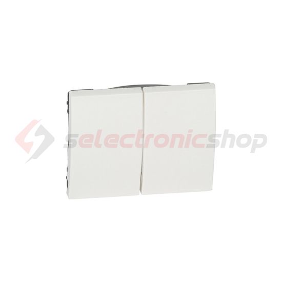 Galea billentyű kettős kapcs/nyg.-hoz fehér üres-jel IP21 műanyag fényes bepattintás LEGRAND - 777012