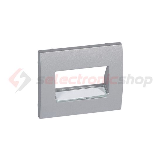 Galea fedlap 2xRJ45/RJ11 adatcsatlakozóhoz műanyag alumínium címketartó nélkül LEGRAND - 771375