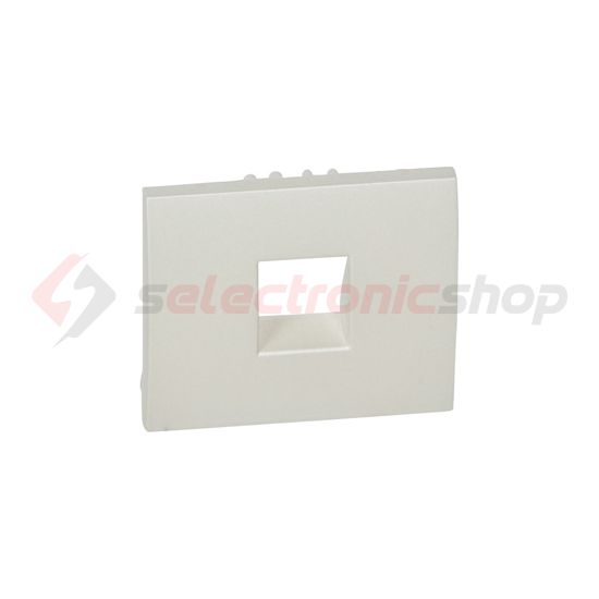 Galea fedlap RJ11 telefoncsatlakozóhoz műanyag fehér címketartó nélkül LEGRAND - 771595