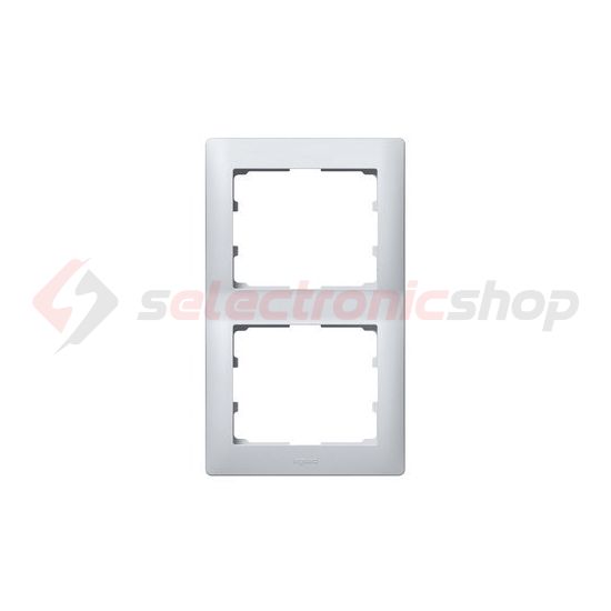 Galea keret 2-es alumínium függőleges műanyag LEGRAND - 771306