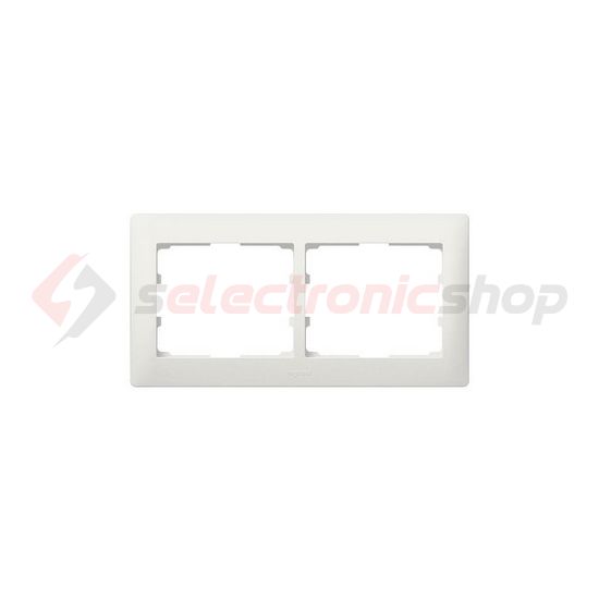 Galea keret 2-es gyöngyház vízszintes műanyag LEGRAND - 771502