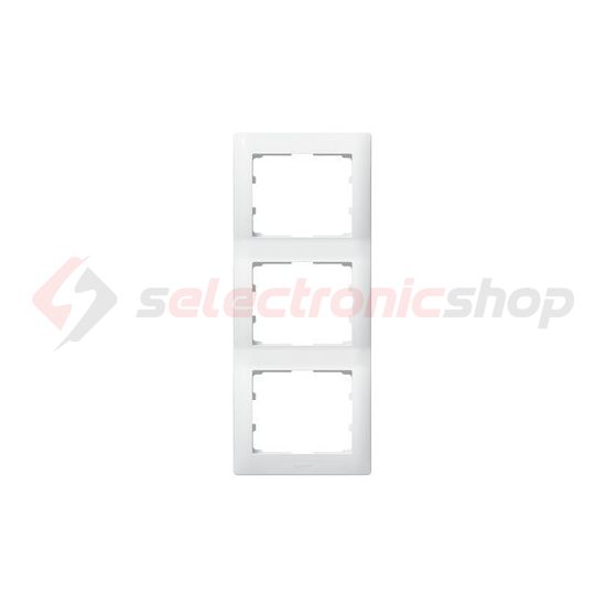 Galea keret 3-as fehér függőleges műanyag LEGRAND - 771007