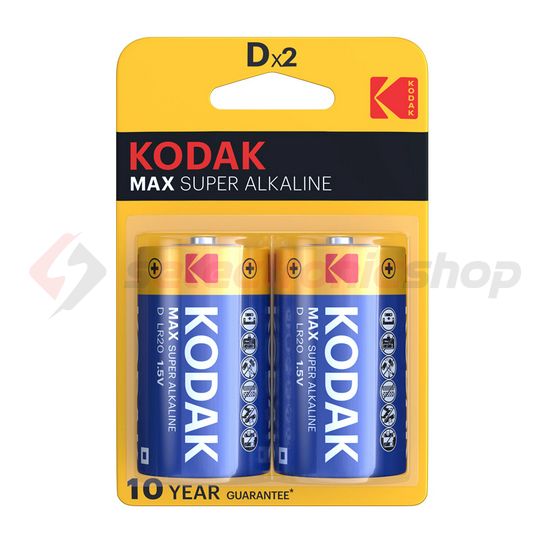 Góliát elem D 1.5V alkáli-mangán LR20 MN1300 Max KODAK - DMAXB2