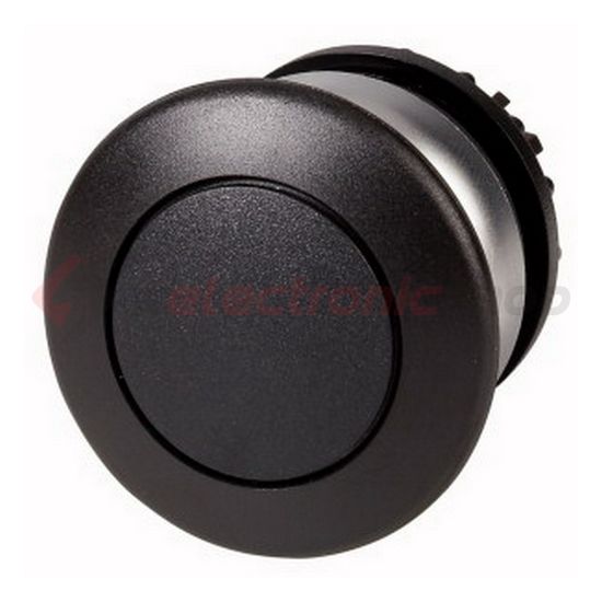 Gomba nyomófej d22 36.5mm fekete visszaugró M22-DP-S EATON - 216712