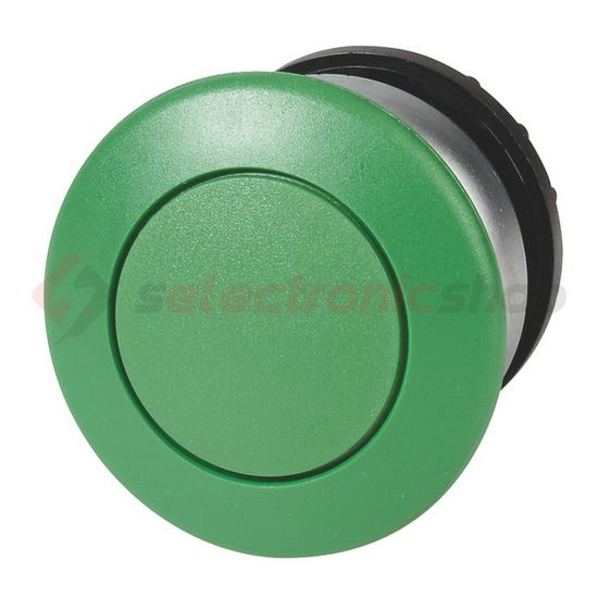 Gomba nyomófej d22 36.5mm zöld visszaugró M22-DP-G EATON - 216716