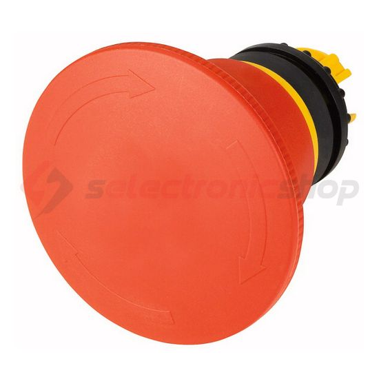 Gomba nyomófej d22 vészleállító 45mm piros reteszelt fordító nyugtázás M22-PVT45P EATON - 121462