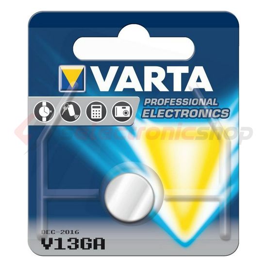 Gombelem LR44, AG13, A76, V13GA, 357 1.5V alkáli-mangán LR44 gombelem VARTA - 4 276 101 401