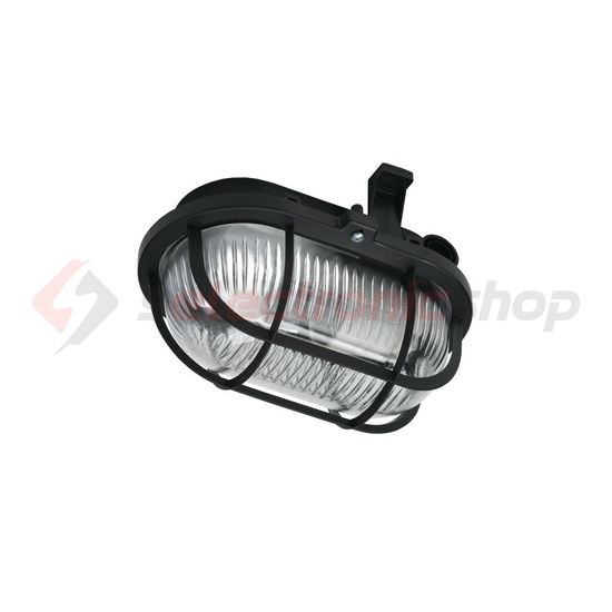 Hajólámpa ovális műanyagrácsos falonkívüli 1x 60W 230V E27 IP44 nem szükséges-előtét ANCO - 321183