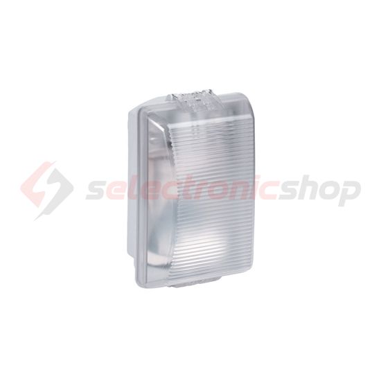 Hajólámpa szögletes falonkívüli 1x 75W 110-230V E27 900lm 2700K IP54 Plexo LEGRAND - 062400