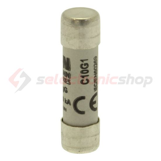 Hengeres biztosítóbetét gG gL/gG 10x38mm 1A 500V AC Bussmann EATON - C10G1