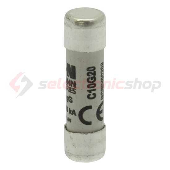 Hengeres biztosítóbetét gG gL/gG 10x38mm 20A 500V AC Bussmann EATON - C10G20