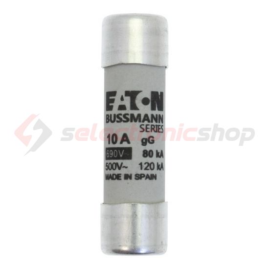 Hengeres biztosítóbetét gG gL/gG 14x51mm 10A 690V AC Bussmann EATON - C14G10