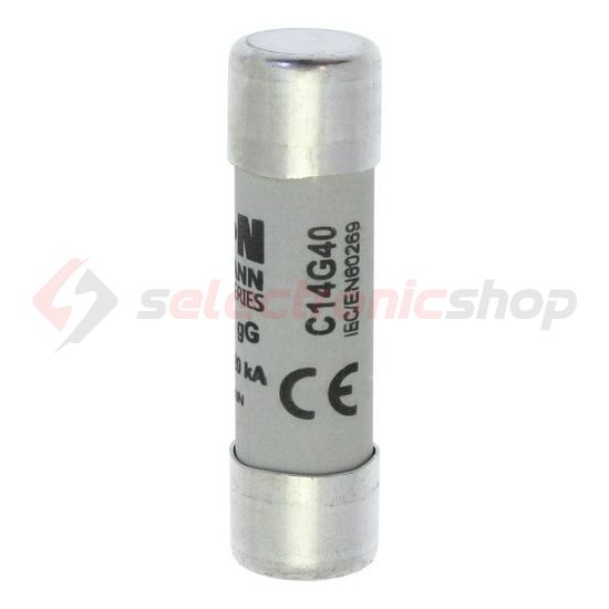 Hengeres biztosítóbetét gG gL/gG 14x51mm 40A 500V AC Bussmann EATON - C14G40