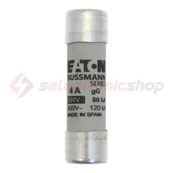 Hengeres biztosítóbetét gG gL/gG 14x51mm 4A 690V AC Bussmann EATON - C14G4