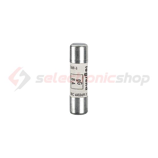 Hengeres biztosítóbetét gL 10x38mm 10A AC500/600V Lexic LEGRAND - 013310