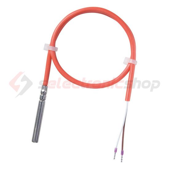 Hőérzékelő kábelre d6/50mm passzív 1m-kábel -35-100°C IP65 TF25 PT1000 Thermokon - 35484