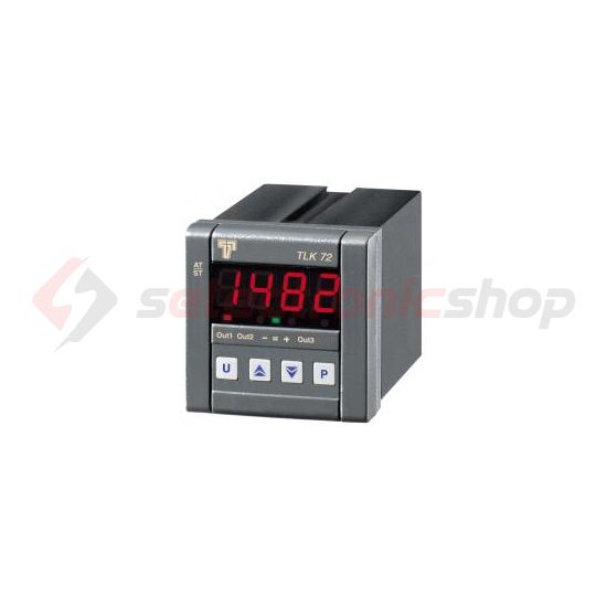 Hőfokszabályozó előlapba 1TC/Pt100-AI/2RO 72X72mm LCD AC 2csat. 8A 100-240V 50-60Hz TLK72 ASCON - TLK72HCRR