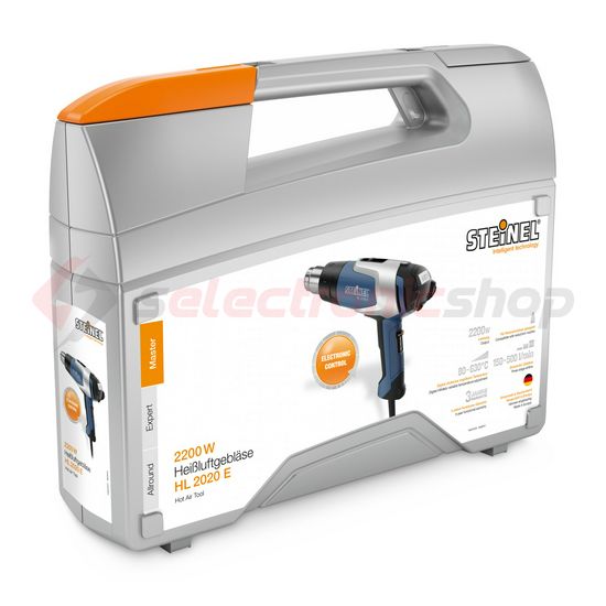 Hőlégfúvó pisztoly LCD 2200W 80-630°C szabályozott 500l/min hőfokkijelzéssel HL 2020 E STEINEL - 008192