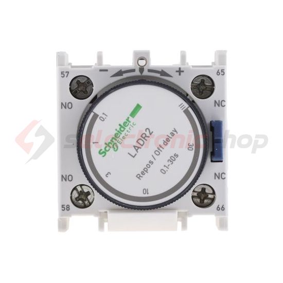 Időzítőblokk LC1D/F-hez elengedéskésleltetésű 0.1-30s 1z 1ny TeSys LAD-R Schneider - LADR2