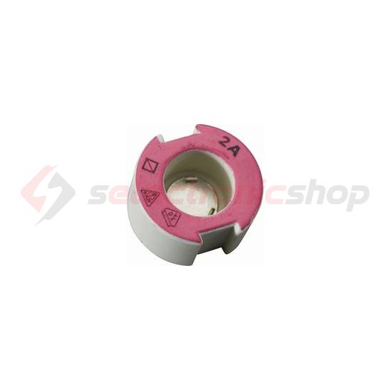 Illesztőgyűrű DII-höz E27 DII 10A piros-színkód MERSEN - F222921M (033301)