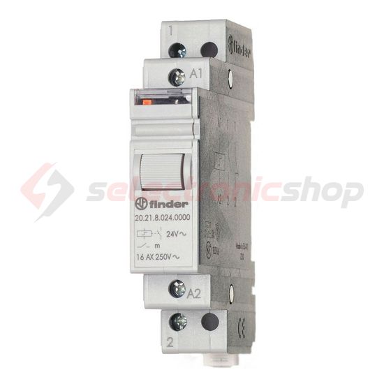 Impulzusrelé sorolható 16A 12V/ DC-műk. 2000W/izzó 1000VA/fcső 1-z 1M 20.21.9.012.4000 FINDER - 202190124000