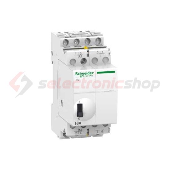 Impulzusrelé sorolható 16A 230-240V/ AC-műk. 4800W/izzó 3900VA/fcső 4-z 2M Acti9 iTL Schneider - A9C30814