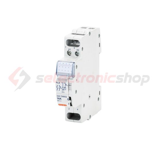 Impulzusrelé sorolható 16A 230V/ AC-műk. 60-50Hz 1z 1M 90AM GEWISS - GWD6644