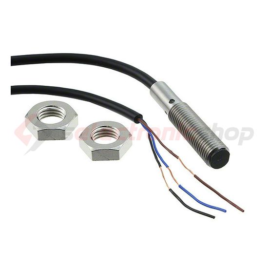 Induktív közelítésérzékelő síkbaálló 2mm-hatótáv menetes henger fém PNP záró 10-30V DC OMRON - 674576