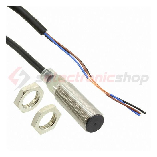 Induktív közelítésérzékelő síkbaálló 4mm-hatótáv menetes henger fém NPN nyitó 10-30V DC OMRON - 674500