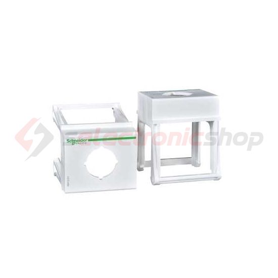 Installációs adapter 3TE maszkos beépítéshez kalapsínre nyomógomb szerelőlap Acti9 A Schneider - A9A15151