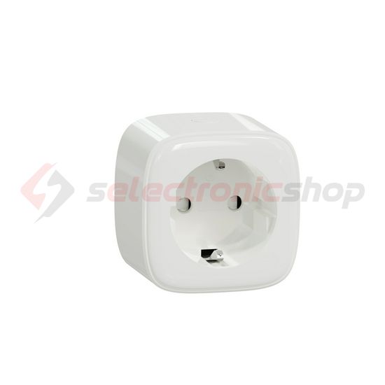 Intelligens dugaljadapter ZigBee WiFi 2P+F 16A 230V 3680W dugalj Sedna Wiser Schneider - CCT711119