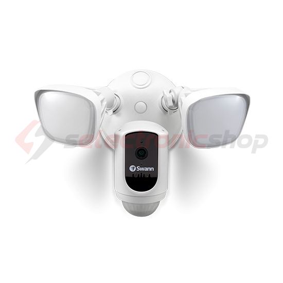 IP dómkamera WiFi FHD 2400lmLED 125°PIR 2irányú hang sziréna fix fókusz 2Mp kültéri fali Swann - SWIFI-FLOCAM2W