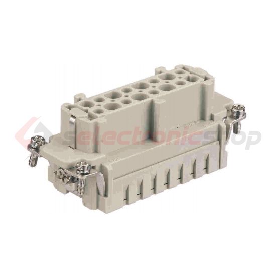 Ipari csatlakozó betét anya hüvely-érintkező 16A 500V Han 16 ES-F HARTING - 09330162716