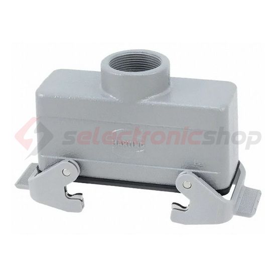 Ipari csatlakozó ház lengő aljzat alumínium-ház IP65 Han 24B-kg-QB-M32 HARTING - 19300241732