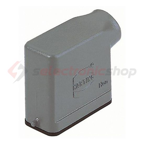 Ipari csatlakozó ház lengő dugó négyszögletes alumínium IP65 Han 10A-gs-16 HARTING - 09200101541