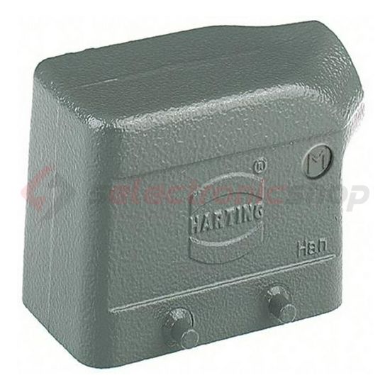 Ipari csatlakozó ház lengő dugó négyszögletes alumínium IP65 Han 10B-gs-M25 HARTING - 19300101521
