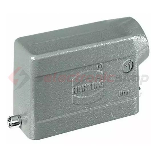 Ipari csatlakozó ház lengő dugó négyszögletes alumínium IP65 Han 10B-gs-R-M20 HARTING - 19300101540