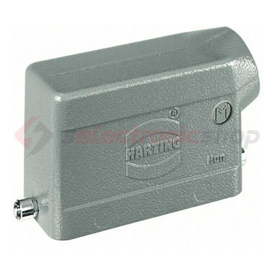 Ipari csatlakozó ház lengő dugó négyszögletes alumínium IP65 Han 10B-gs-R-M25 HARTING - 19300101541