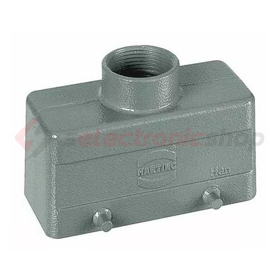 Ipari csatlakozó ház lengő dugó négyszögletes alumínium IP65 Han 16B-gg-21 HARTING - 09300161420