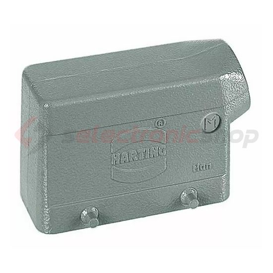 Ipari csatlakozó ház lengő dugó négyszögletes alumínium IP65 Han 16B-gs-M25 HARTING - 19300161521