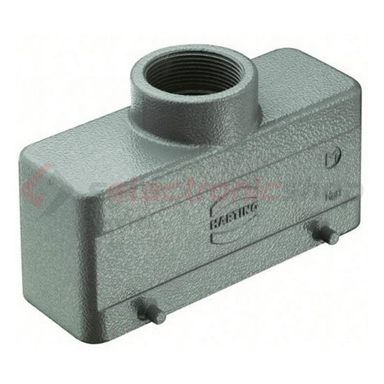 Ipari csatlakozó ház lengő dugó négyszögletes alumínium IP65 Han 24B-gg-M32 HARTING - 19300241422