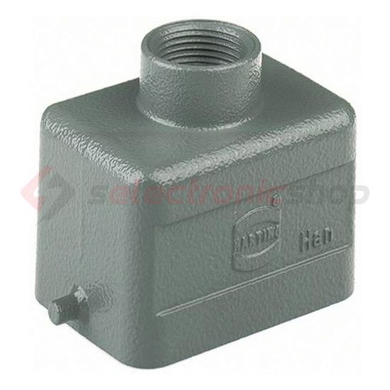Ipari csatlakozó ház lengő dugó négyszögletes alumínium IP65 Han 6B-gg-13,5 HARTING - 09300061440